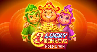3 Lucky Monkeys Hold & Win game tile