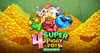 4 SUPER PIGGYPOTS: HOLD&WIN game tile