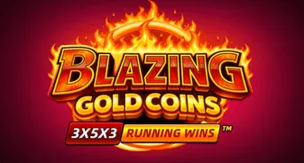 Blazing Gold Coins RUNNING WINS game tile