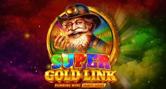 Super Gold Link RUNNING WINS game tile