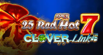 25 Red Hot 7 Clover Link game tile
