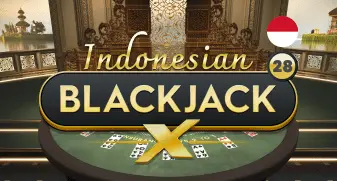 Indonesian BlackjackX 28 game tile